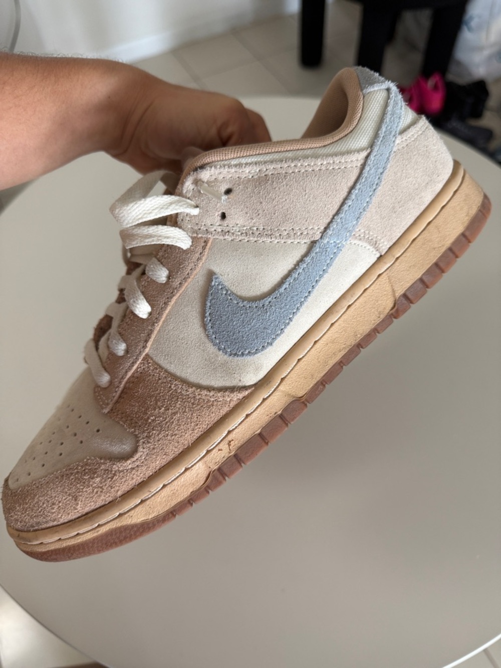 Nike Dunk Low Sanddrift Light Armory Blue Sneaker - Picture 9 of 11